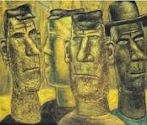 Leo Gestel - Twee koppen van Spakenburger vissers kopen? Bied vanaf 200!