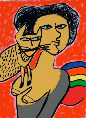 Corneille - Kleuren litho: 1991 kaufen? Bieten Sie von 225!