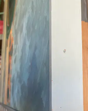 Nel Pot - acrylverf op doek - zonder titel - gesigneerd - 1988 - 100 x 100 cm kopen? Bied vanaf 150!