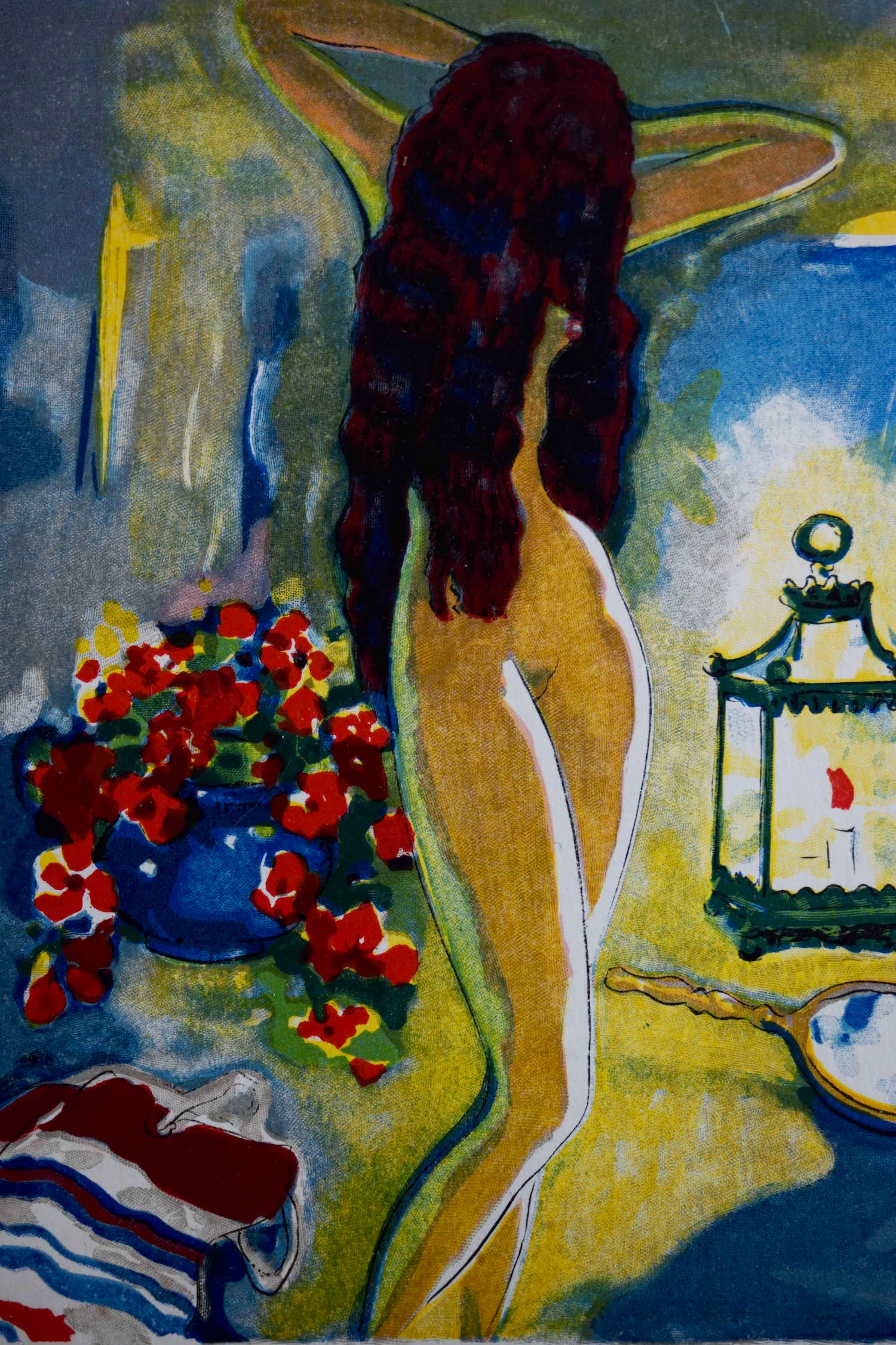 Kees van Dongen - Houtgravure - L`adolescente au miroir verkocht voor € 50!