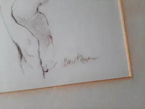 Cees Bantzinger - erotisch naakt tekening in goede conditie met lijst kopen? Bied vanaf 60!