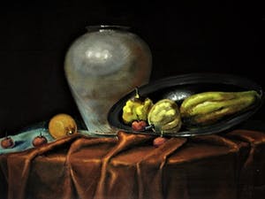 Niet of onleesbaar gesigneerd - Fraai in 1930 realistisch geschilderd gevarieerd stilleven - gesigneerd kopen? Bied vanaf 1!