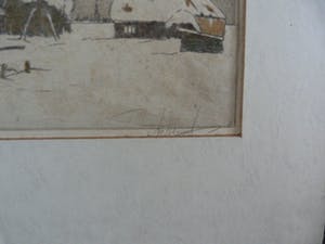 Antoon Hemert - Edam en Boerderij in winter kopen? Bied vanaf 62!