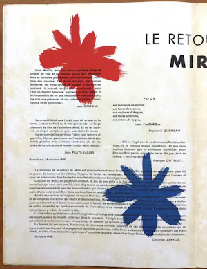 Joan Miro - Derrière Le Miroir - no. 14-15 - Jaar 1948 - Maeght Paris - 2e Editie - Goed kaufen? Bieten Sie von 50!