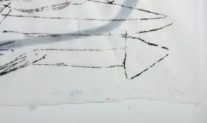 Onno de Graaf - Inkt op Japans papier, diptiek, Zonder titel - Ingelijst (Zeer groot) kopen? Bied vanaf 100!