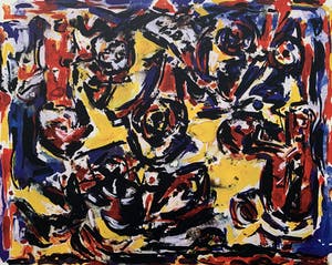 Theo Wolvecamp - kleurenzeefdruk - zonder titel - 1990 (Prachtige kleuren) kopen? Bied vanaf 245!