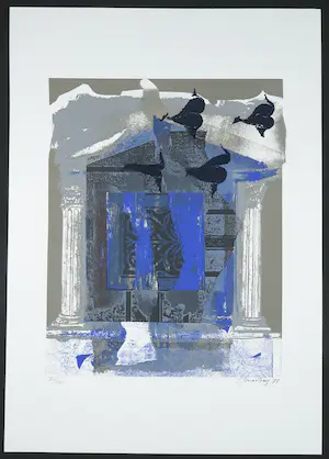 Jan Martens - Zeefdruk en flockdruk, Zonder titel kopen? Bied vanaf 1!