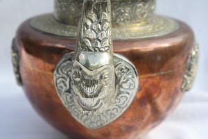 Niet of onleesbaar gesigneerd - Prachtge Oude Indiaanse Theepot (Eind 19e eeuw) kopen? Bied vanaf 1!