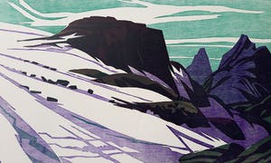 Uwe Wenk-Wolff - Alpen, houtsnede kopen? Bied vanaf 40!