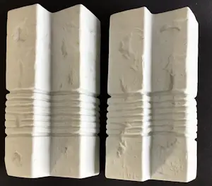 Gerold Porzellan - 2 biscuit fossiel vazen kopen? Bied vanaf 75!