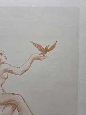 John Raedecker - Man met vogel. kopen? Bied vanaf 49!