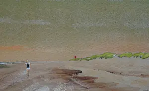 Franklin Meijer - Texel - Strand vuurtoren de Cocksdorp kopen? Bied vanaf 49!