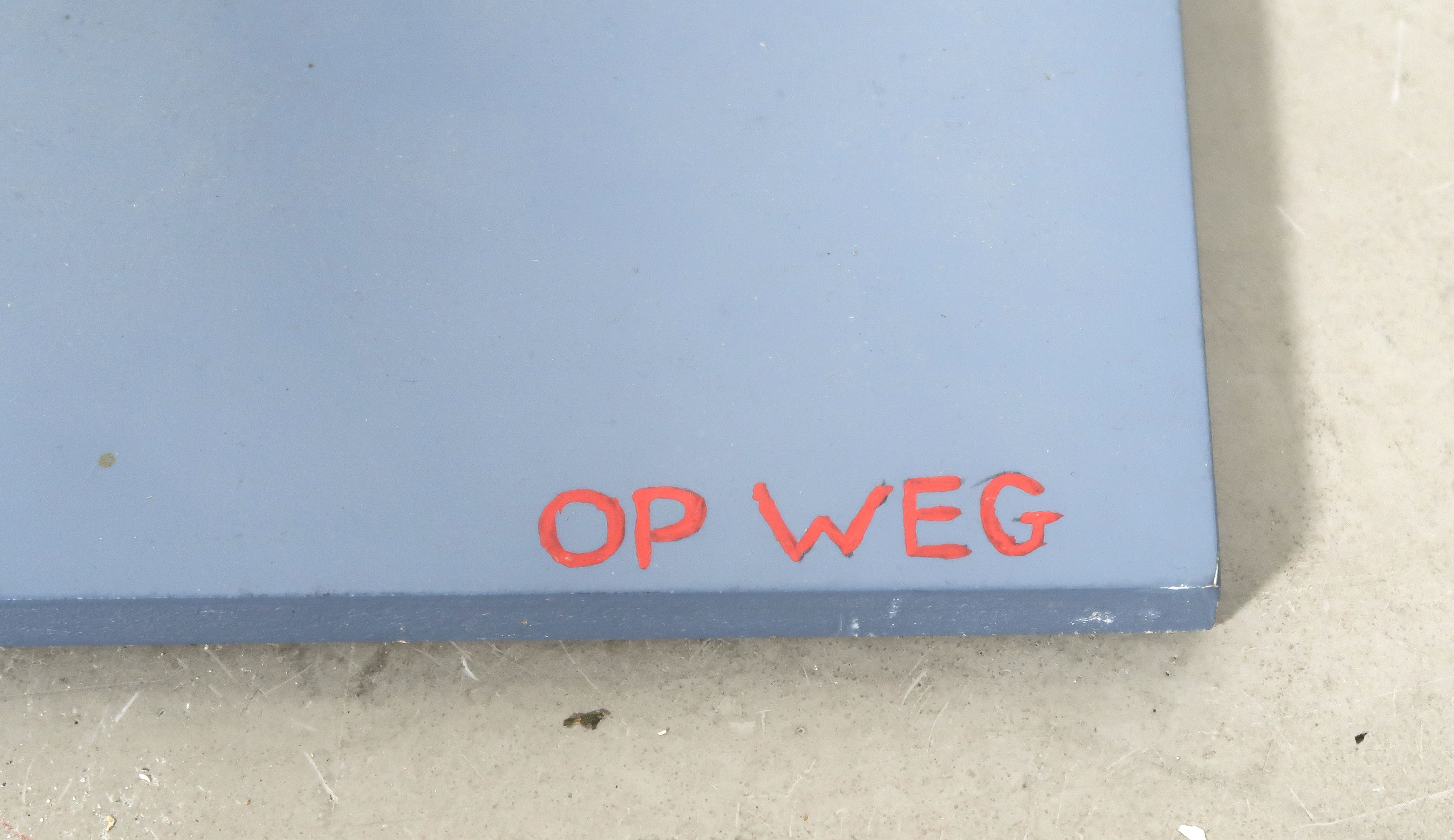 Paul Overhaus - Olieverf op hout, Op Weg (Groot) kopen? Bied vanaf 100!
