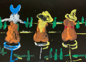 Espen Hagen - Six ladies at the black bar kopen? Bied vanaf 50!
