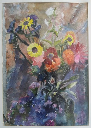 Jan van der Veer - Bloemen in vaas. Vlot werk. kopen? Bied vanaf 1!