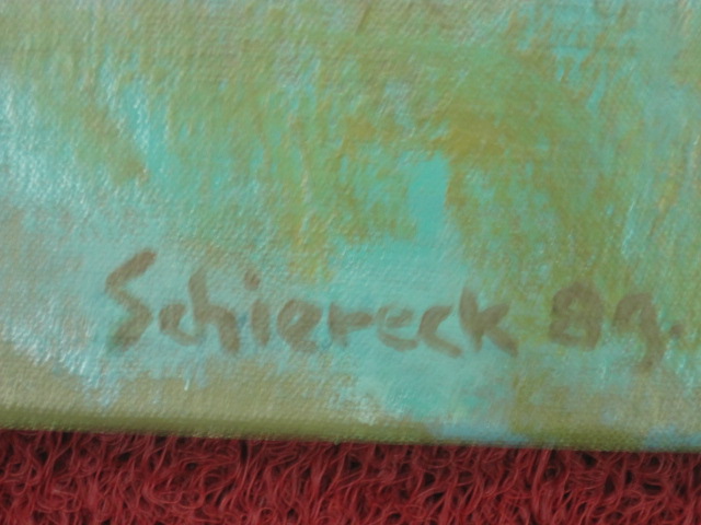 Hans Schiereck - Fraai impressionistisch olieverf "Waterland bij invallende zomeravond" gesignee  kopen? Bied vanaf 1!