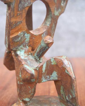 Brons (Onbekend) - Abstract vruchtbaarheids beeldje kopen? Bied vanaf 47!