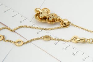 2067 - origineel Bulgari / Bvlgari 18kt geel-gouden "Cicladi" halssieraad - TOP! kopen? Bied vanaf 1130!