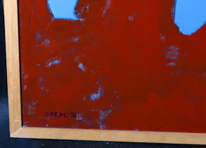 Peter van Oorde - Olieverf op doek, The Joker - Ingelijst (Groot) kopen? Bied vanaf 100!