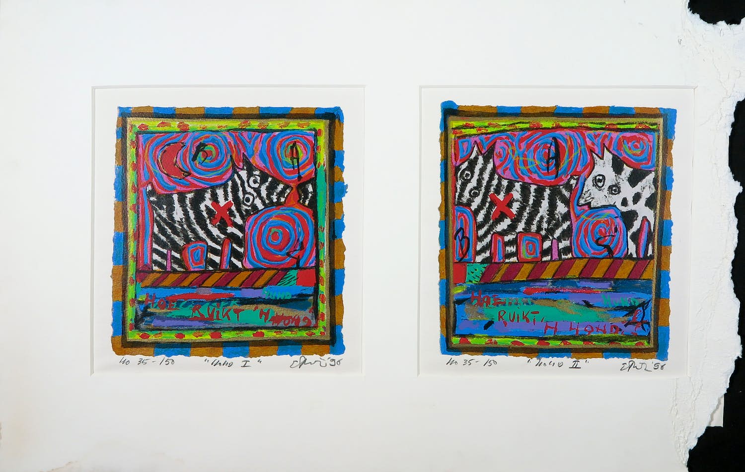 Eric Toebosch - Twee zeefdrukken kopen? Bied vanaf 1!