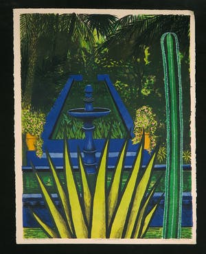 Joost Minnigh - Litho, Jardin Majorelle kopen? Bied vanaf 1!