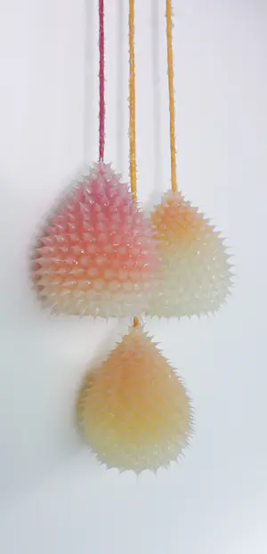 Jürgen Reichert - Set van drie siliconen lampen, 'Lichtwesen' kopen? Bied vanaf 350!