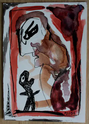 Pieter Drift - Gemengde techniek: 4 kaarten kopen? Bied vanaf 49!