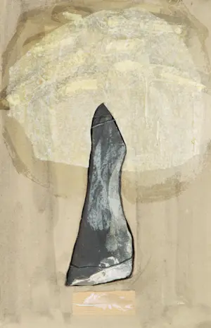 Peter Dejong - Boekobject in gemengde techniek, One stone and eleven feathers kopen? Bied vanaf 1!