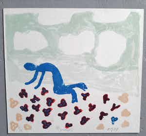 Klaas Gubbels - 'Knielen' kleine oplage verkocht voor € 145!