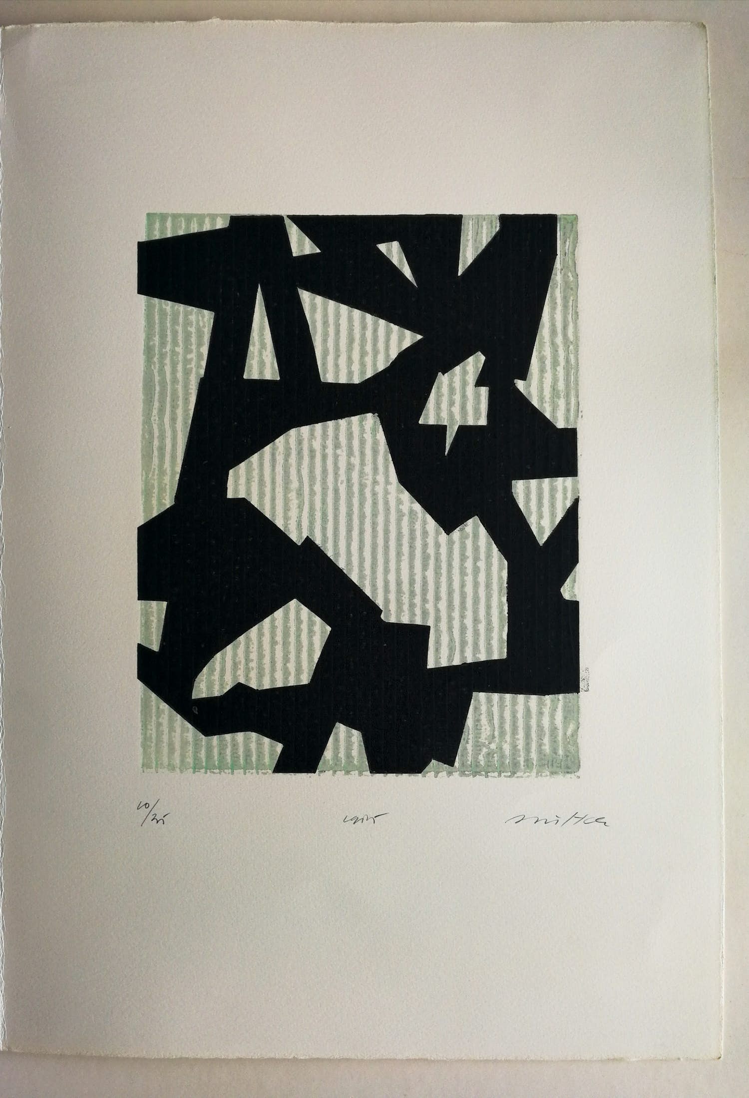 Willem Snitker - Abstract. verkocht voor € 75!