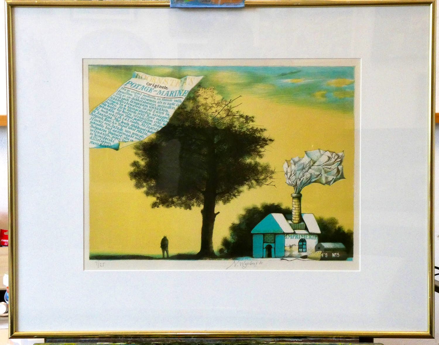 Nicolaas Wijnberg - landschap verkocht voor € 49!