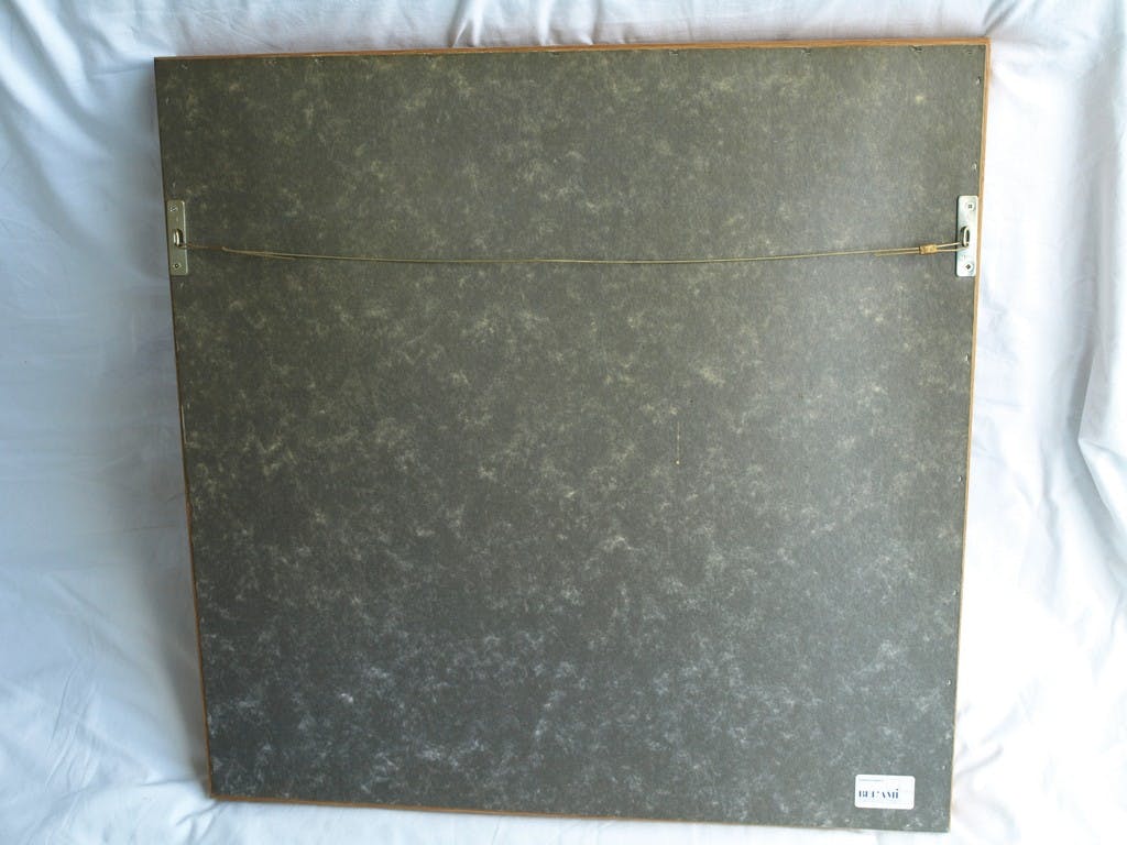 Niet of onleesbaar gesigneerd - Onbekende techniek , Vrouw in oranje, Ballet ?– 54 x 54 cm  kopen? Bied vanaf 50!