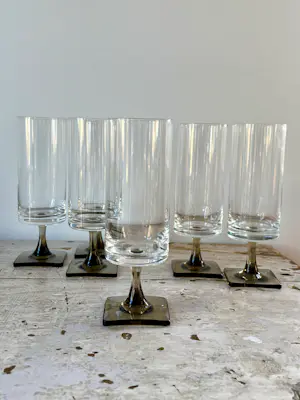 AcheterRosenthal - Smoke “Berlin” Champagne glazen jaren 60 door George Butler Jensen? Enchérissez de 90!