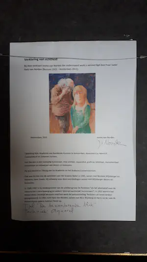 Hans van Norden - 'De bewonderende blik' kopen? Bied vanaf 30!