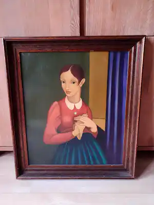 Sjef van Schaijk - portret van dame verkocht voor € 500!