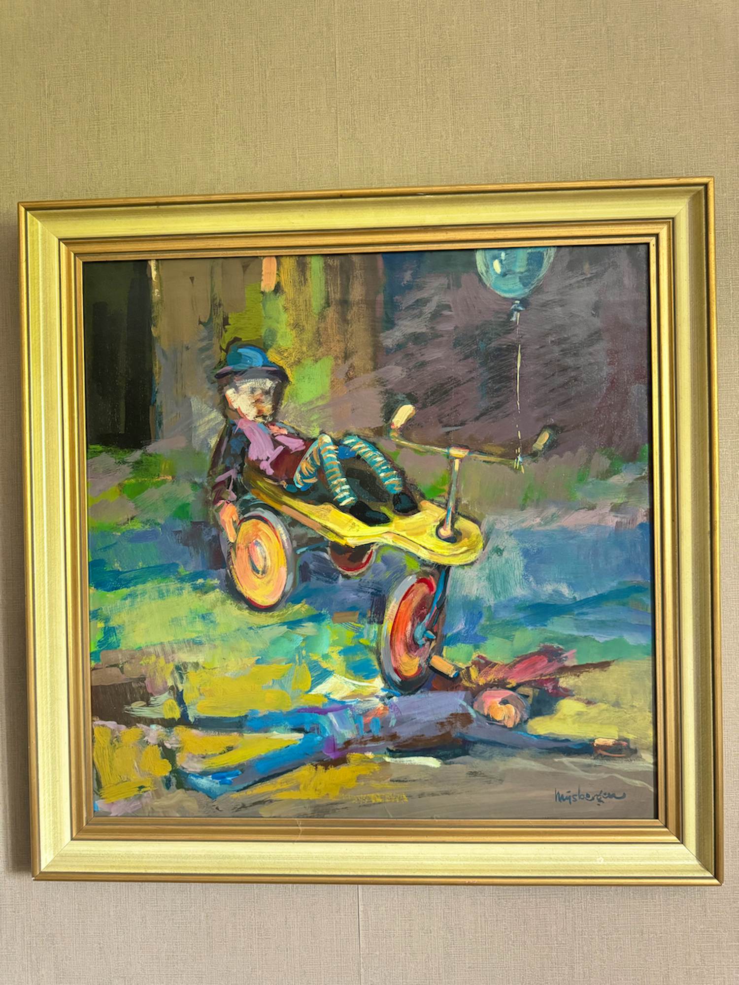 Joop Mijsbergen - Aanrijding pop door houten fiets kopen? Bied vanaf 500!