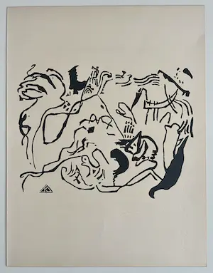 Wassily Kandinsky - Das Jüngste Gericht Original-Holzschnitt 1911 Roethel 146 kopen? Bied vanaf 100!