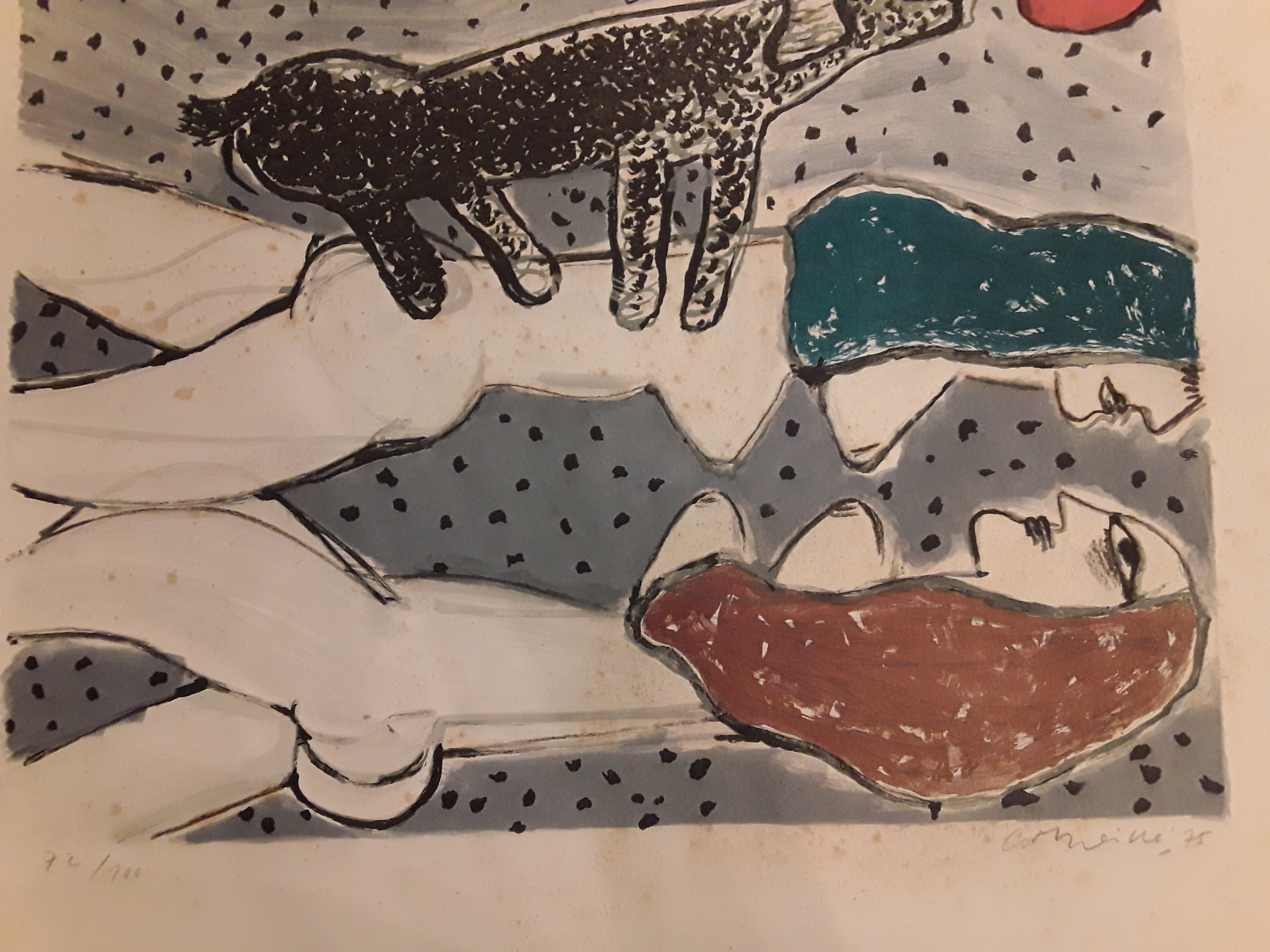 Corneille - Litho van Corneille 1975 kopen? Bied vanaf 90!