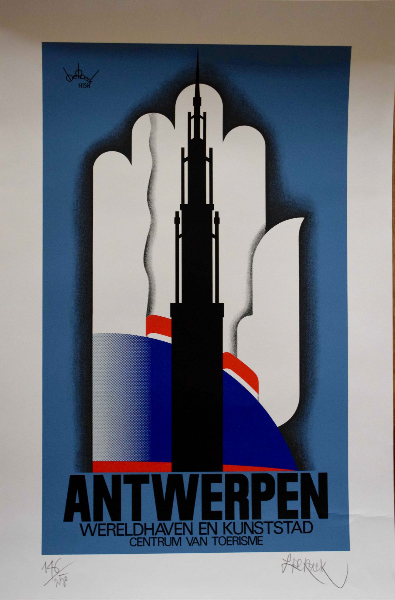 Lucien De Roeck - Antwerpen wereldhaven en kunststad (1934) - 1993 verkocht voor € 125!