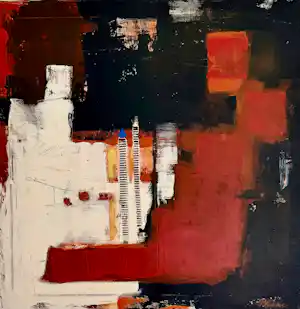Marinel Vieleers - Abstract met torens kopen? Bied vanaf 800!