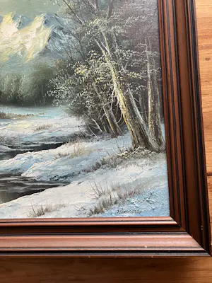 John L Harding - Prachtig winters landschap kopen? Bied vanaf 40!