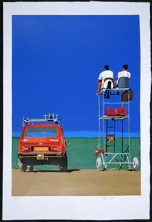 Marc Langer - Zeefdruk, Sauveteur kopen? Bied vanaf 1!