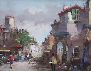 Harry Koolen - Frans Stadsgezicht kopen? Bied vanaf 60!