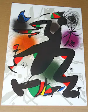Joan Miro - Originele lithografie IV - Litografo (Band III) 1977 , Mourlot 1116 kopen? Bied vanaf 119!