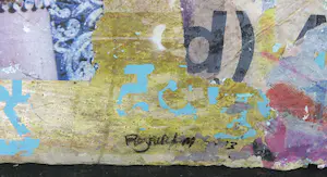 Reg Fallah - Mixed Media / Collage, Diu (Groot formaat) kopen? Bied vanaf 100!