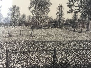 Wil Rombouts - Inkttekening (25 x 20 cm) 1978 kopen? Bied vanaf 1!