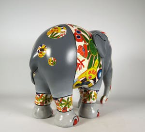 Corneille - Acryl op polyester, Elephant Parade kopen? Bied vanaf 500!