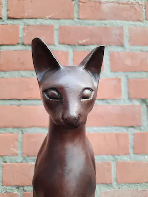 Niet of onleesbaar gesigneerd - A. Tiot: bronzen kat. kopen? Bied vanaf 1!