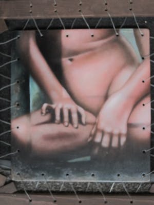 Roger Braun - Opmerkelijk airbrush schilderij vrouwelijk Naakt kopen? Bied vanaf 1!