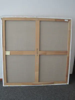 Oscar Faase - GROTE gemengde techniek op doek "FORE - moving target" gesigneerd kopen? Bied vanaf 78!